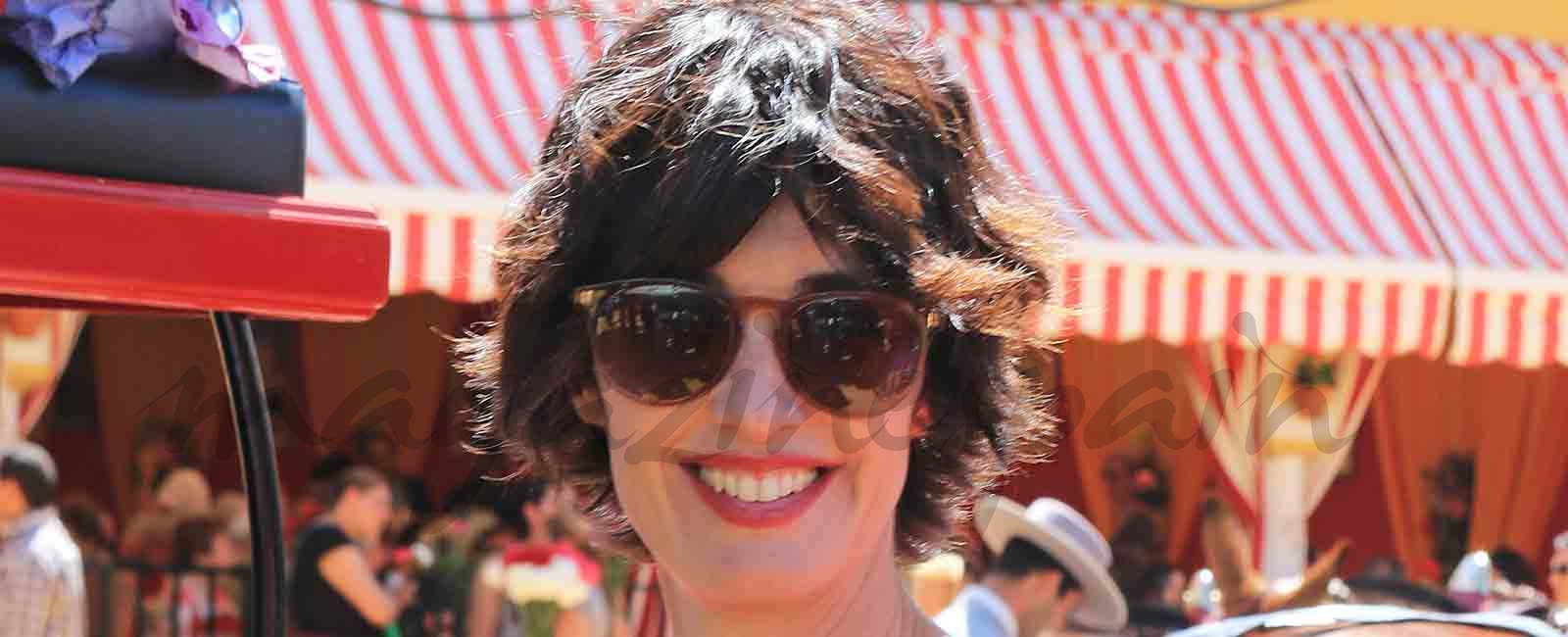 Paz Vega y su marido se divierten en la Feria de Abril de Sevilla