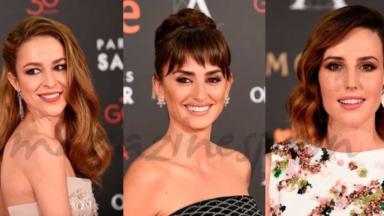 Los peinados de los Premios Goya 2016