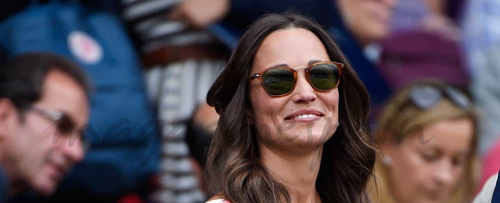 pippa middleton y su hermano en wimbledon