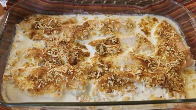 Pechugas a la crema