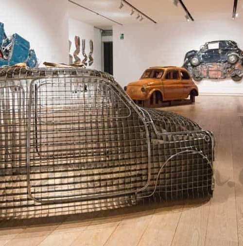 La «chatarra» convertida en arte