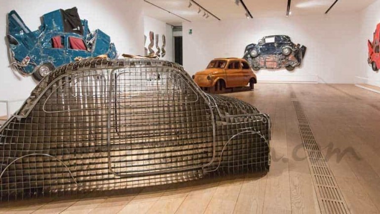 La «chatarra» convertida en arte