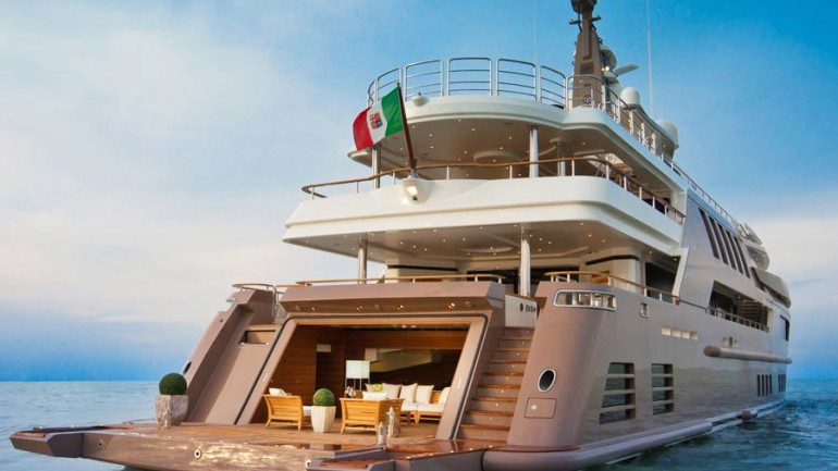 Un yate de lujo