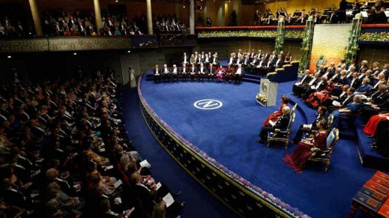 Entrega de los Premios Nobel en Suecia