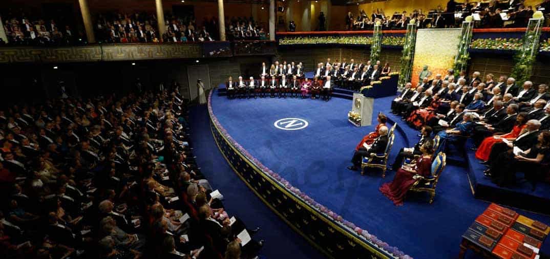 Entrega de los Premios Nobel en Suecia