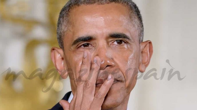 El llanto del presidente Barack Obama