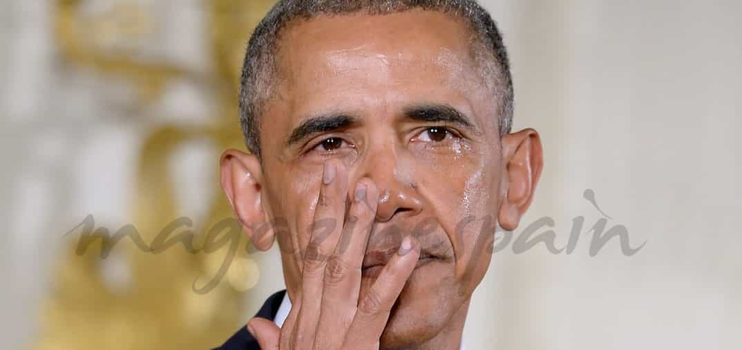 El llanto del presidente Barack Obama