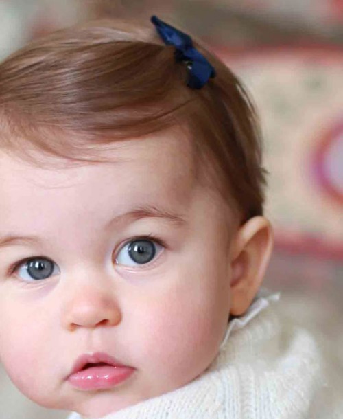 Kate Middleton fotografía a su hija, la princesa Charlotte
