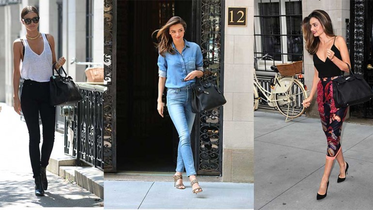 Miranda Kerr: Un bolso, 3 looks!