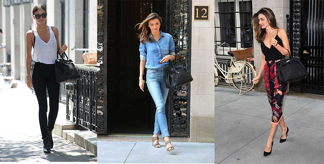 Miranda Kerr: Un bolso, 3 looks!