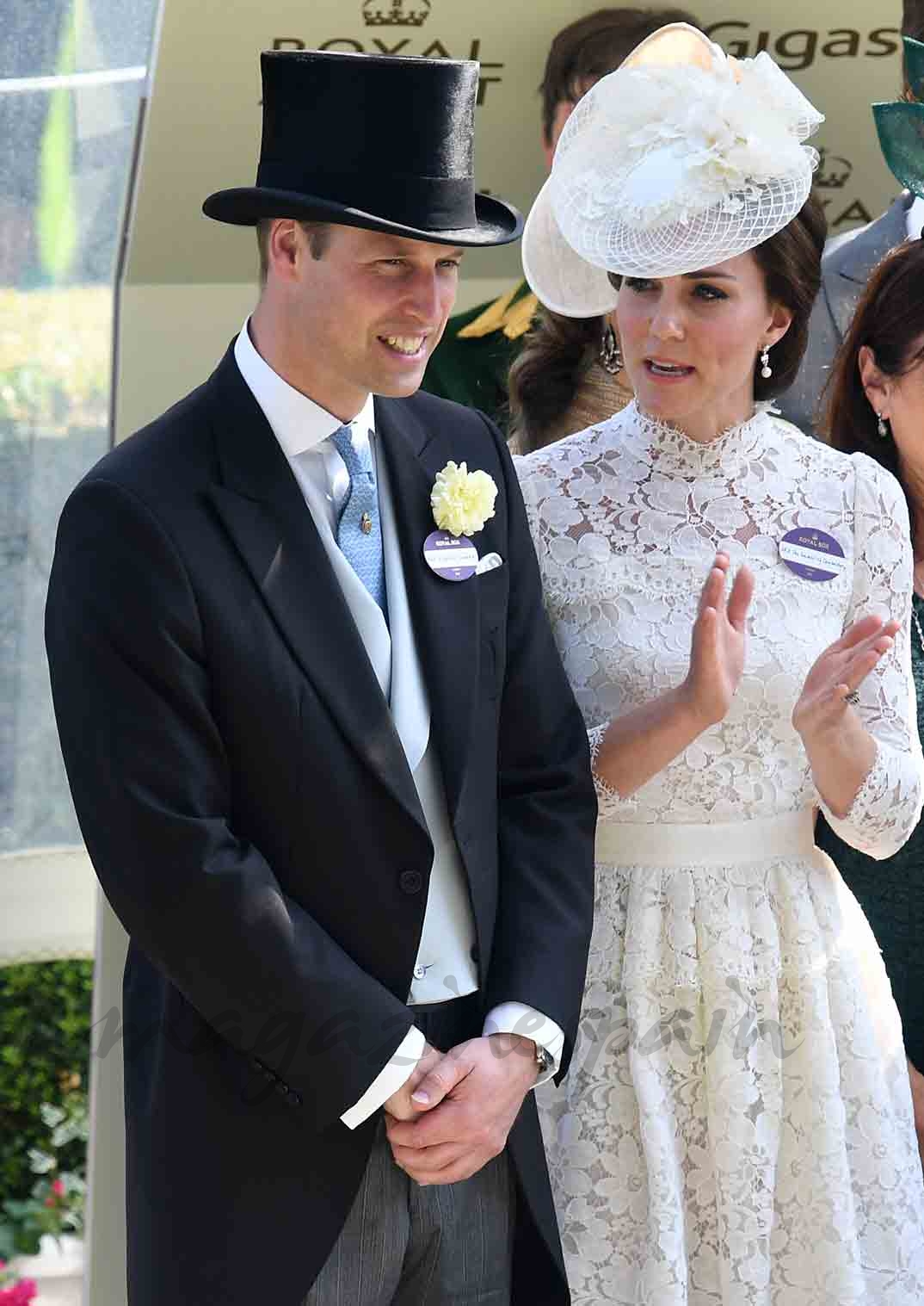 los duques de cambridge en ascot