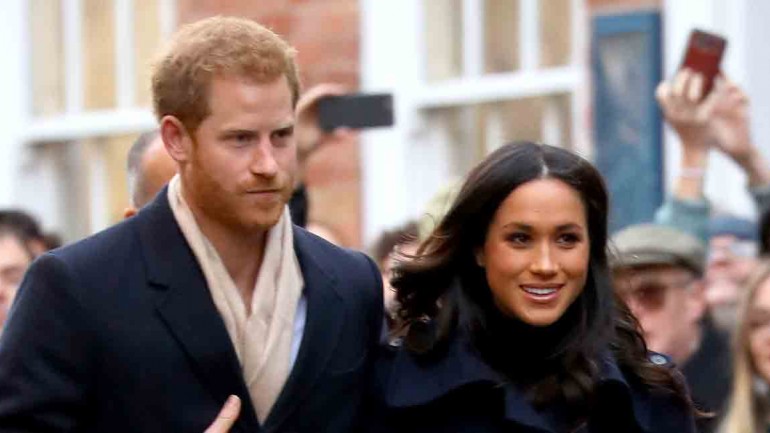 Primer acto oficial del príncipe Harry y Meghan Markle