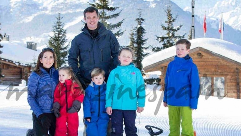 Vacaciones para los príncipes de Dinamarca