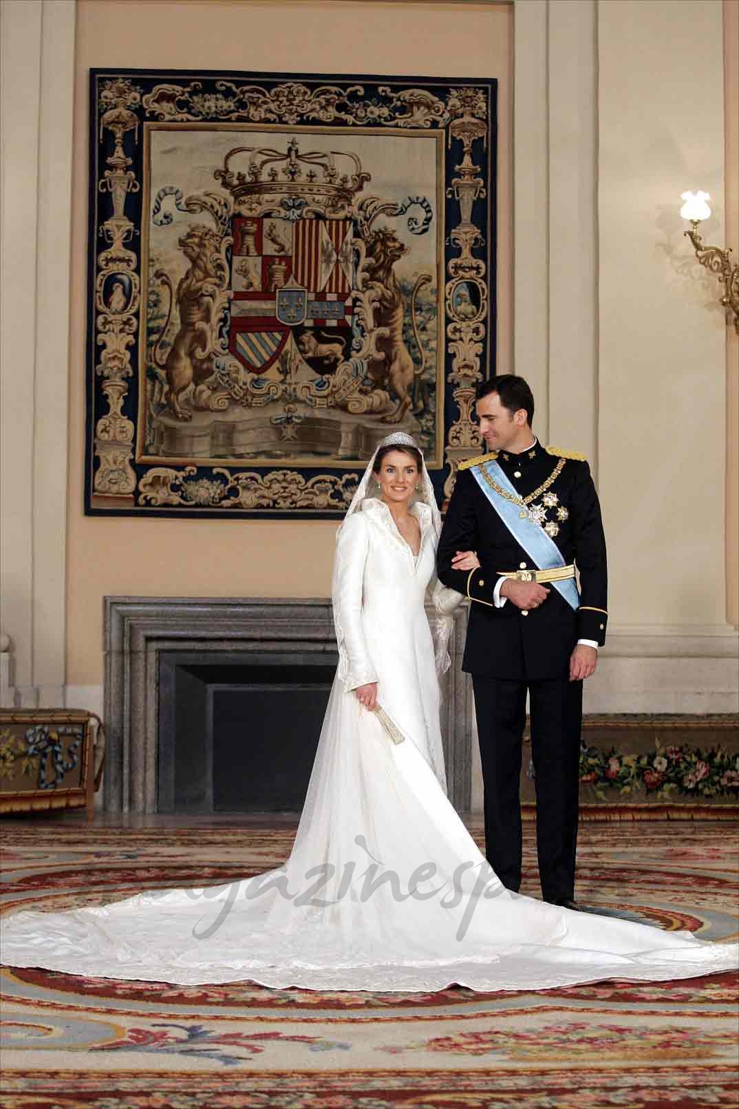 Boda Felipe de Borbón y Letizia Ortiz (22/05/2004)