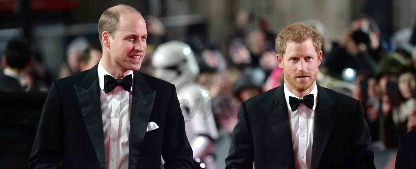 Los príncipes Guillermo y Harry de Inglaterra fans de “Star Wars”