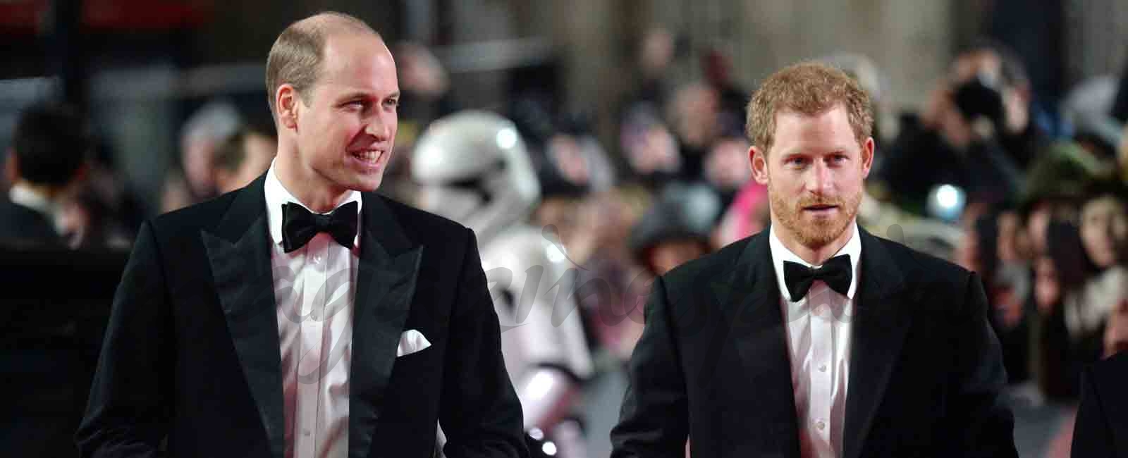 Los príncipes Guillermo y Harry de Inglaterra fans de «Star Wars»