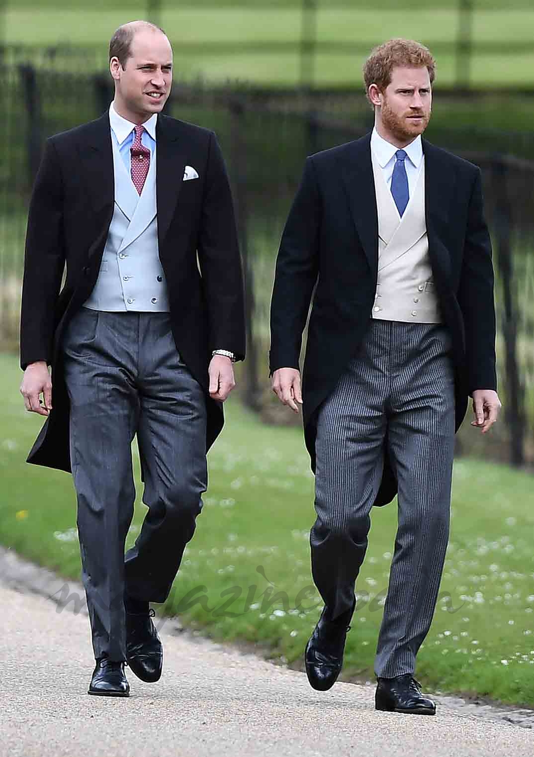 principes william y harry en la boda de pippa middleton