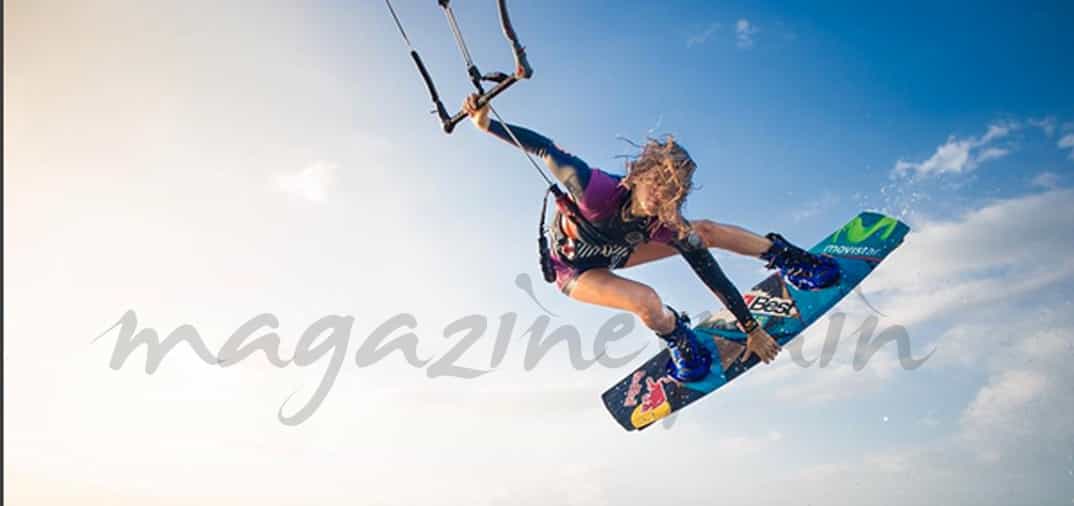 Gisela Pulido, diez veces campeona del mundo de kitesurf