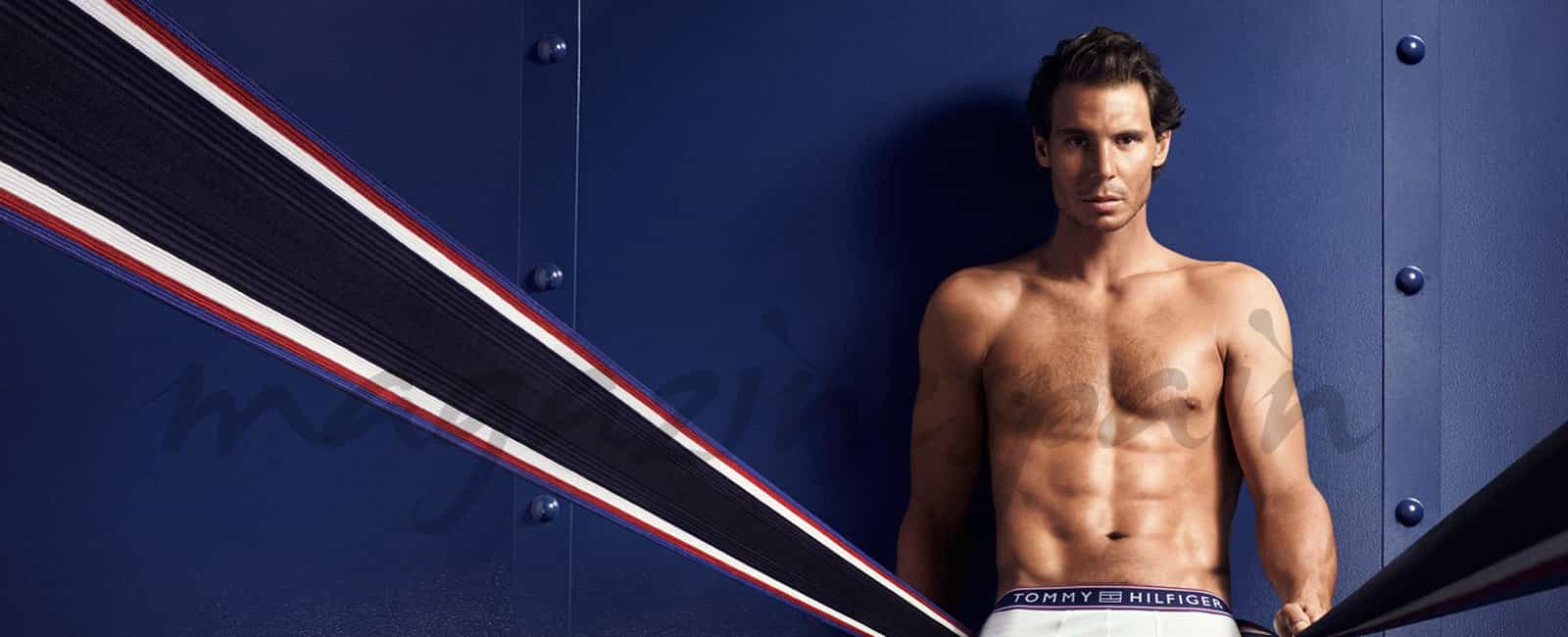 Rafa Nadal, abanderado español de los Juegos Olímpicos,  imagen de Tommy Hilfiger Underwear