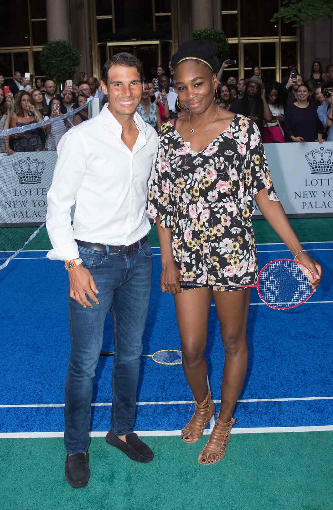 Rafa Nadal y Venus Williams 