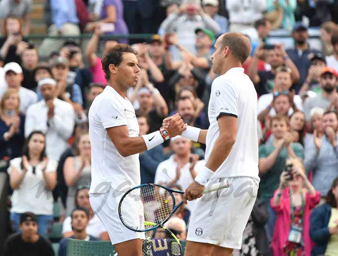 xisca en wimbledon con rafa nadal