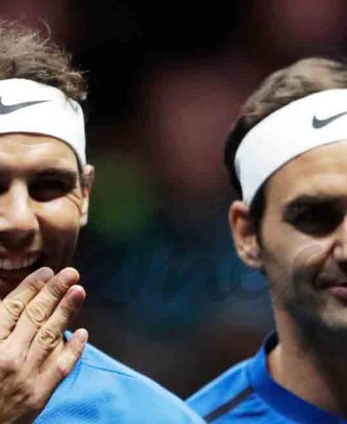 Nadal y Federer pareja de dobles y victoria