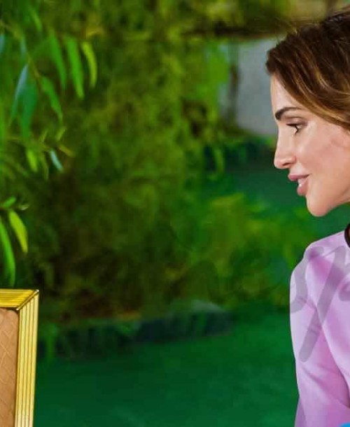 Rania de Jordania y la princesa Iman solidarias