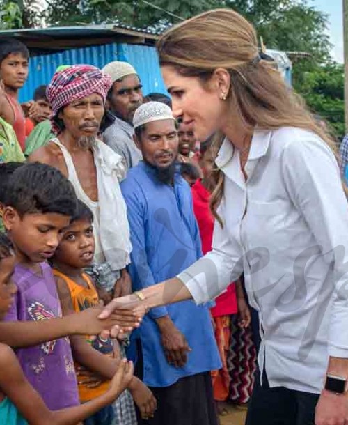 Rania de Jordania, una reina solidaria