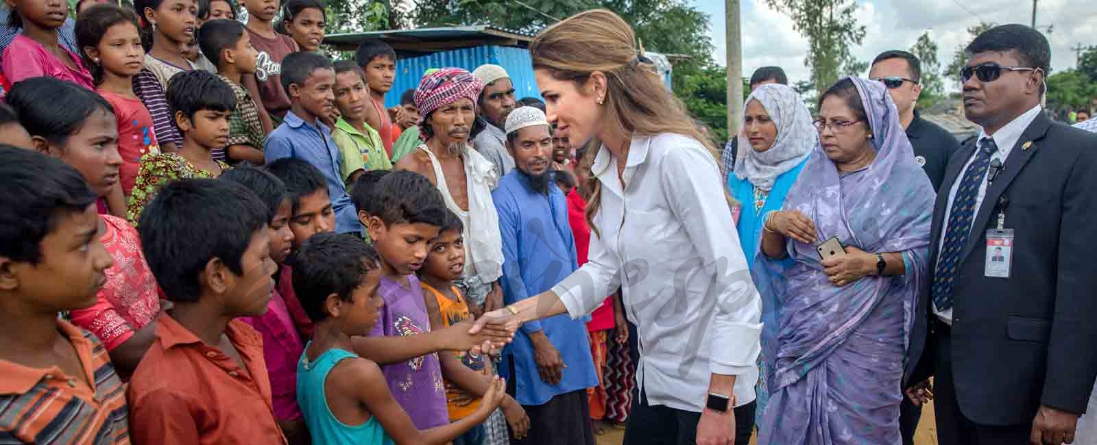 rania de jordania una reina solidaria