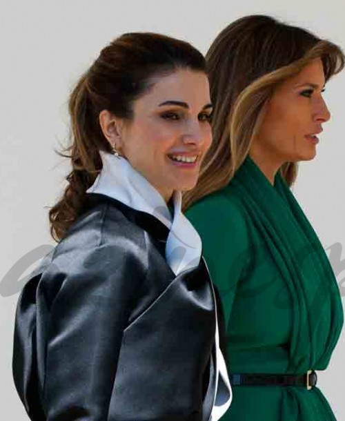Rania de Jordania y Melania Trump dos estilos diferentes