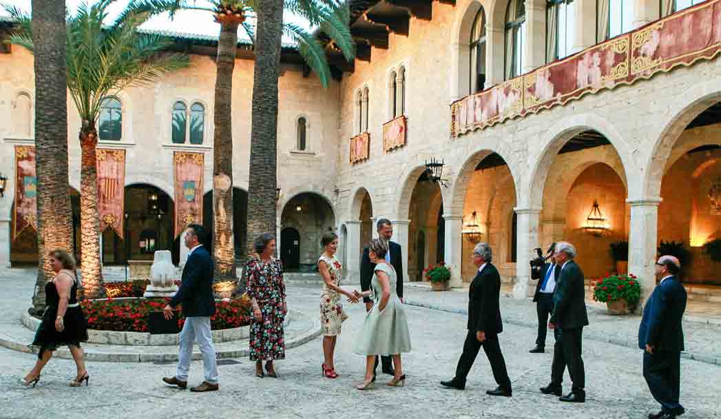 recepcion en el palacio de la almudaina