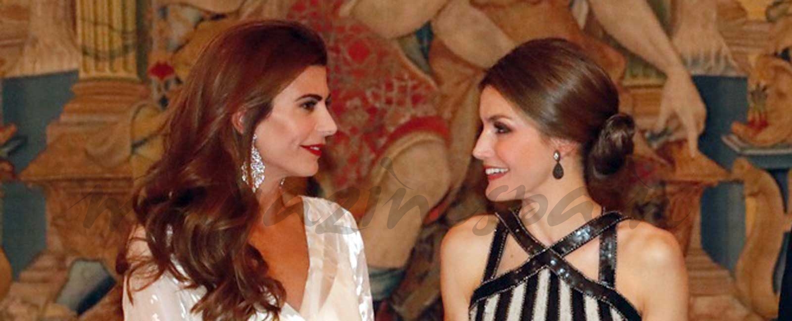 Juliana Awada y la reina Letizia © Casa S.M. El Rey