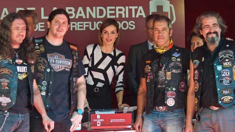 La reina Letizia solidaria