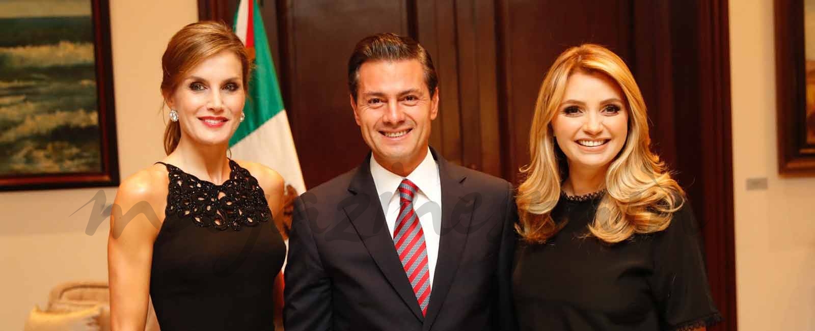 La reina Letizia, cena oficial con Peña Nieto y su esposa