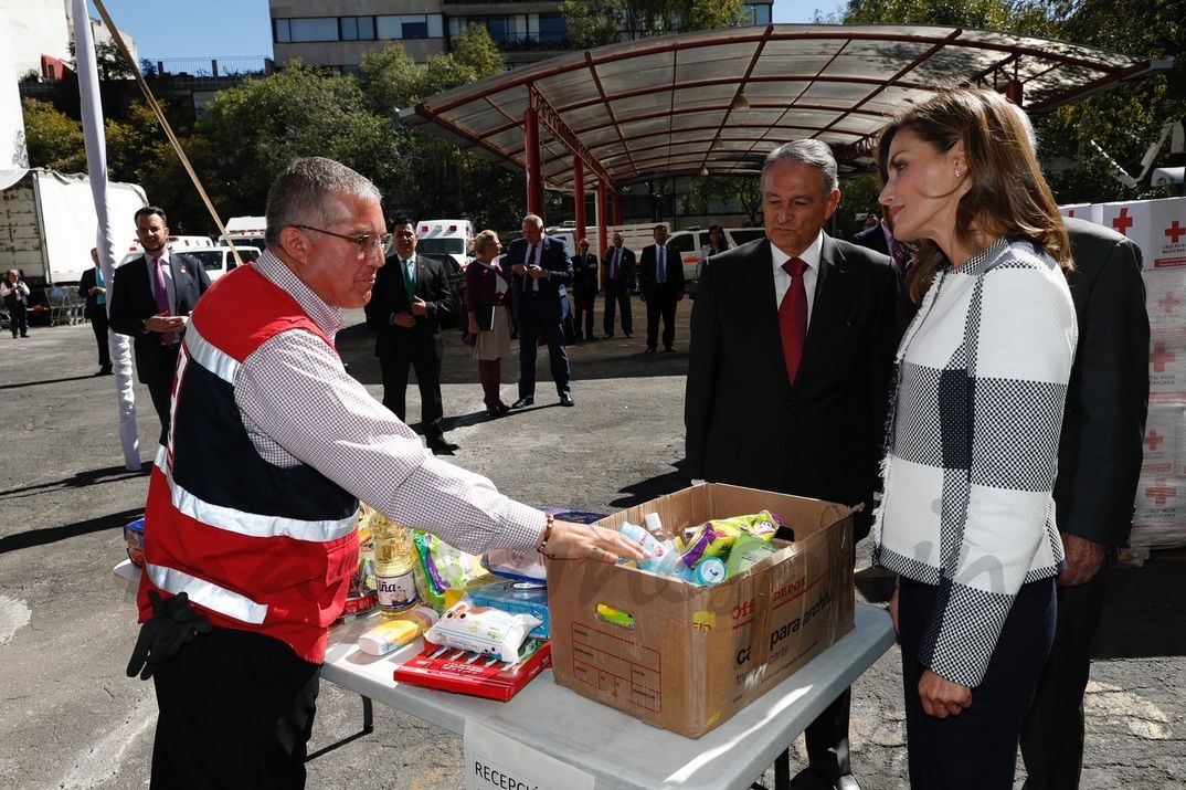 La Reina visita la Cruz Roja Mexicana © Casa S.M. El Rey