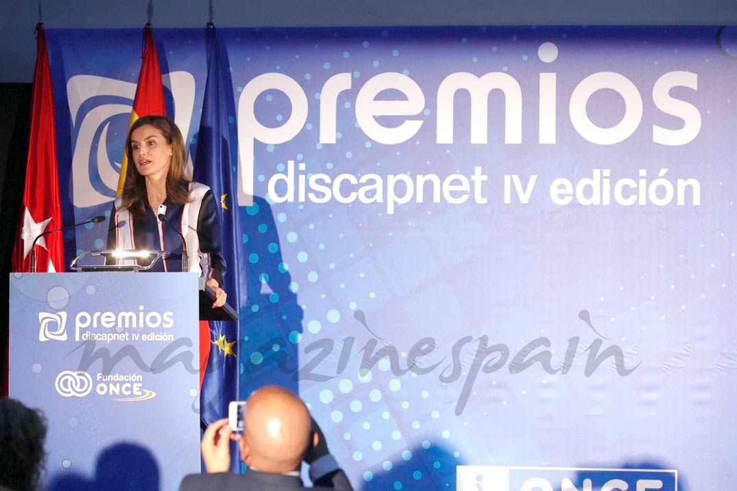 La reina Letizia Premios Discapnet © Casa S.M. El Rey