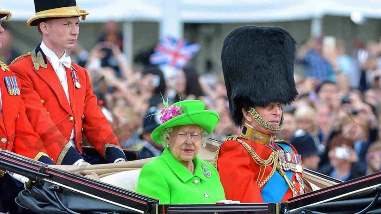 Las simpáticas imágenes de la princesa Charlotte, en su primer Trooping the Colour”