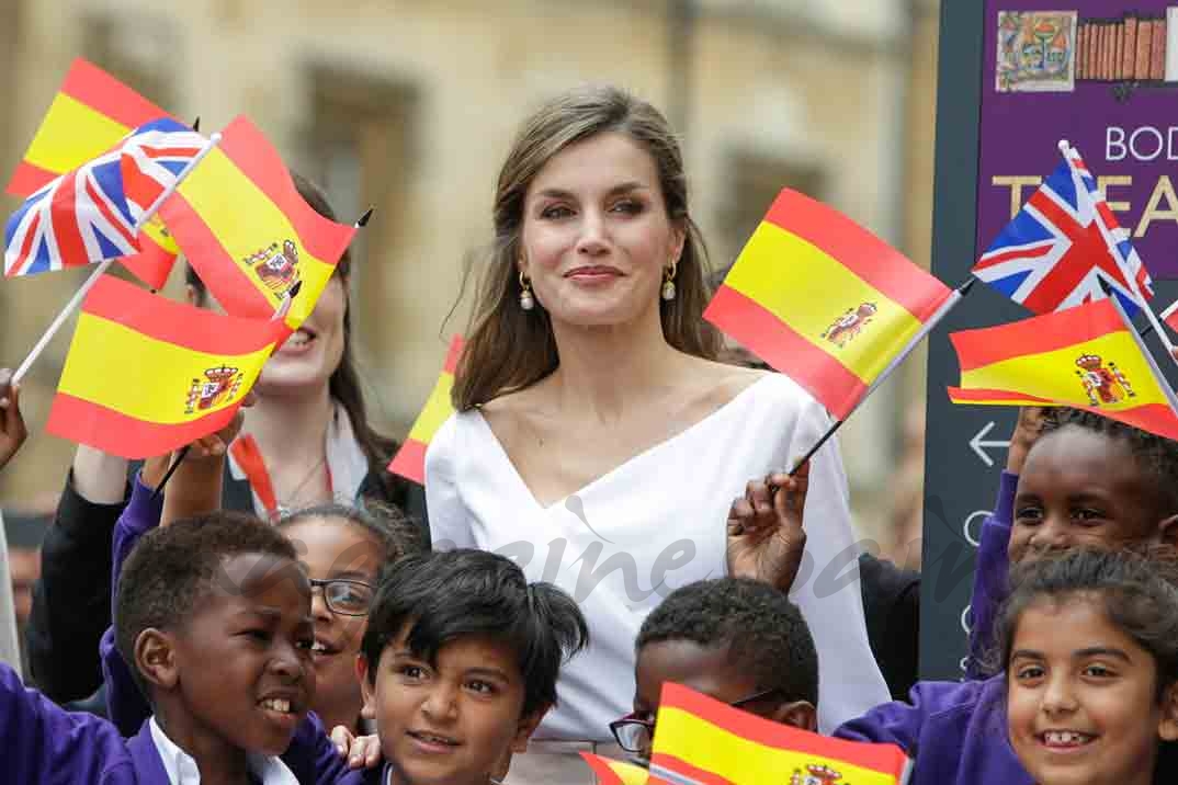 reina letizia simpatica despedida