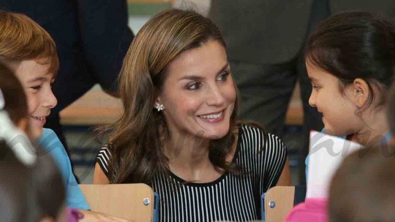 La «vuelta al cole» de la Reina Letizia