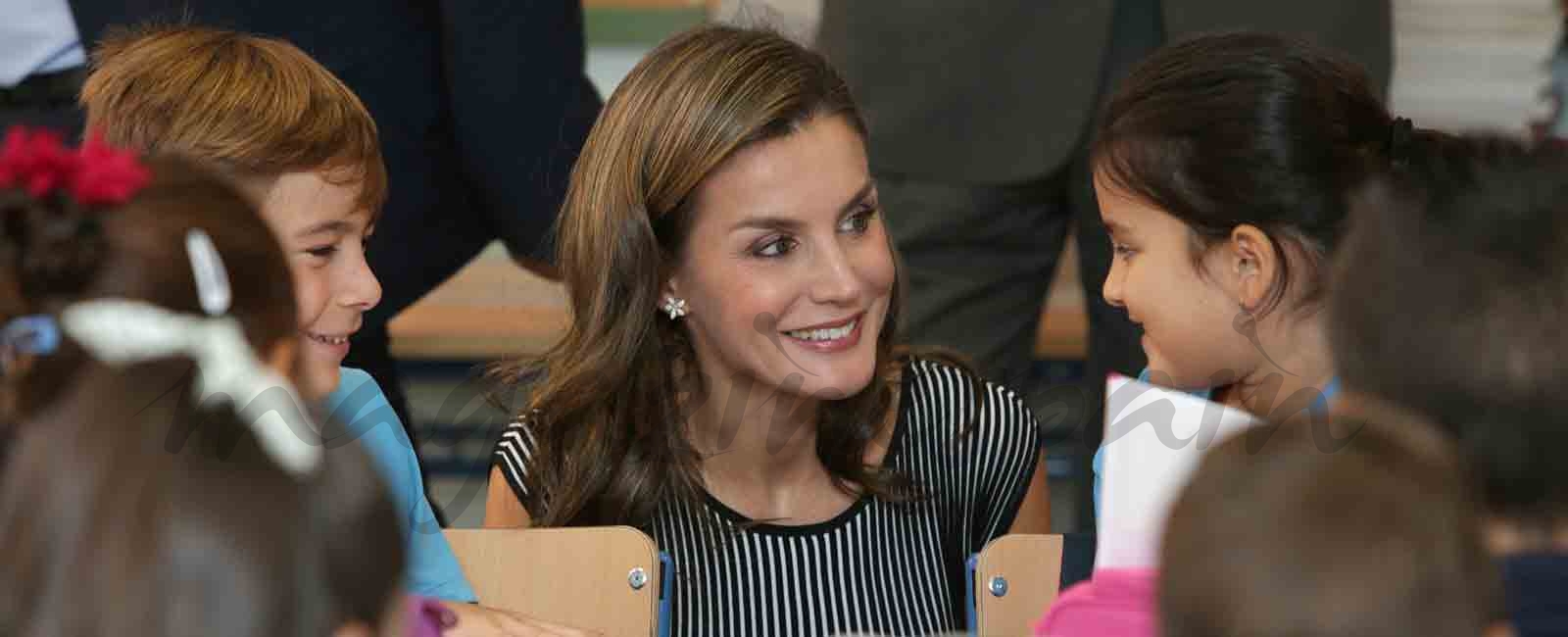 La «vuelta al cole» de la Reina Letizia