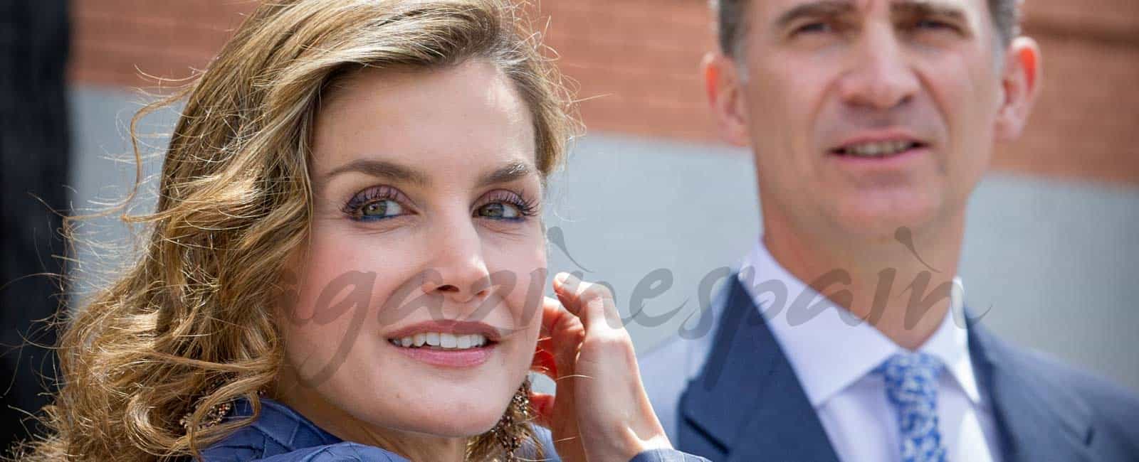 reina letizia en la exposicion de El bosco