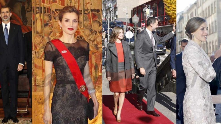 El estilo de la reina Letizia en Portugal
