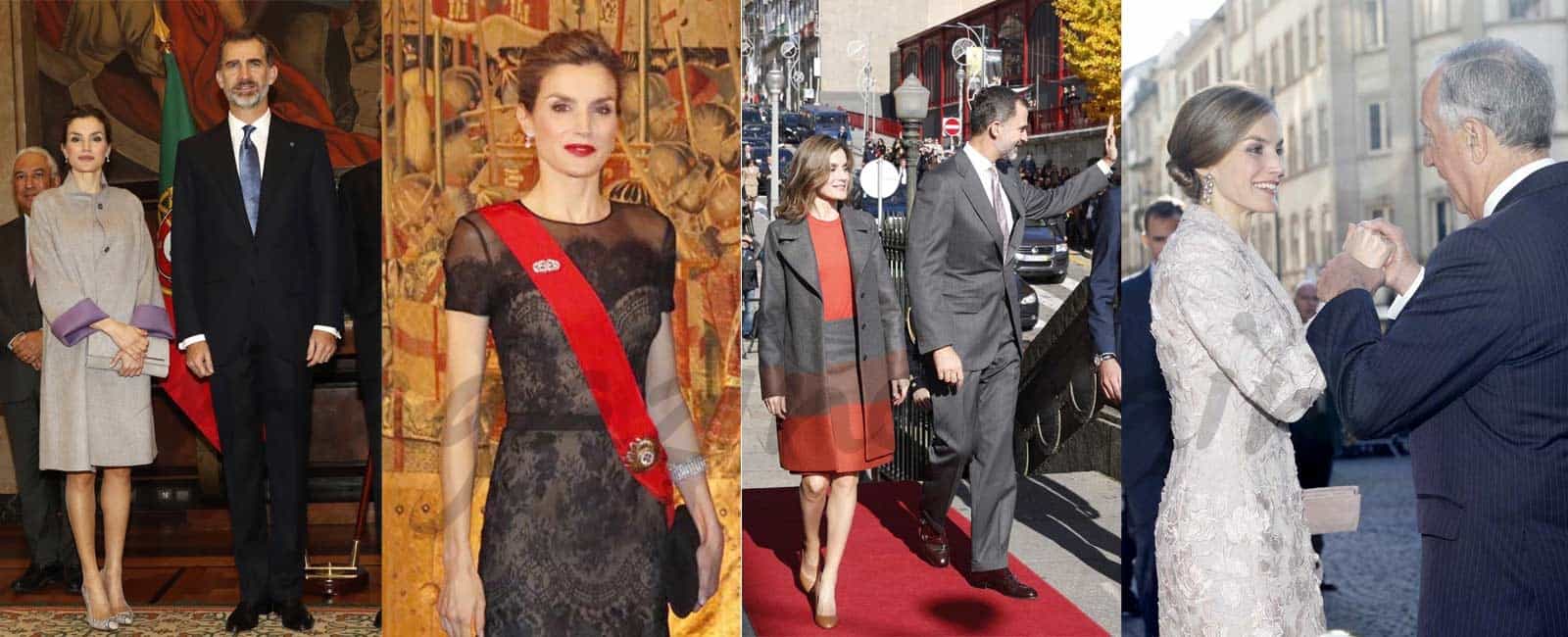 El estilo de la reina Letizia en Portugal