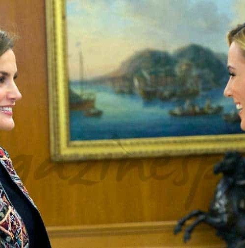 El encuentro de la reina Letizia con Edurne