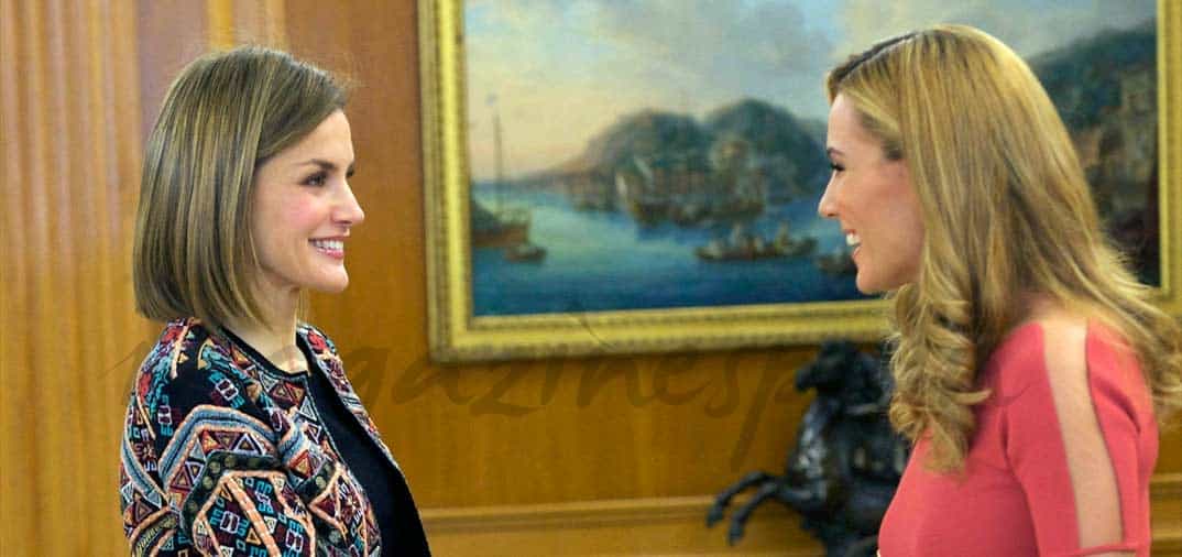 El encuentro de la reina Letizia con Edurne