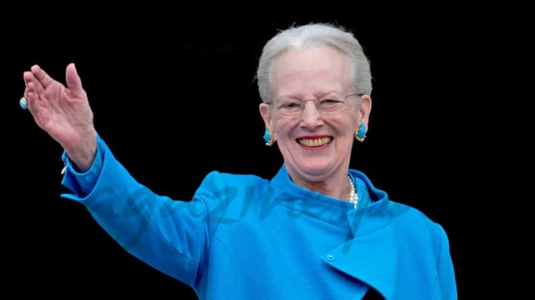 La reina Margarita de Dinamarca, reune a su familia, en su 76 cumpleaños