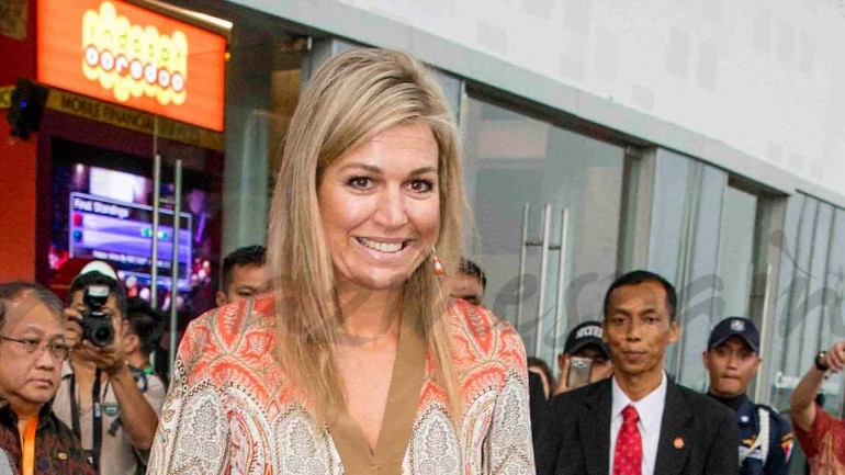 Máxima de Holanda, viaje solidario a Indonesia