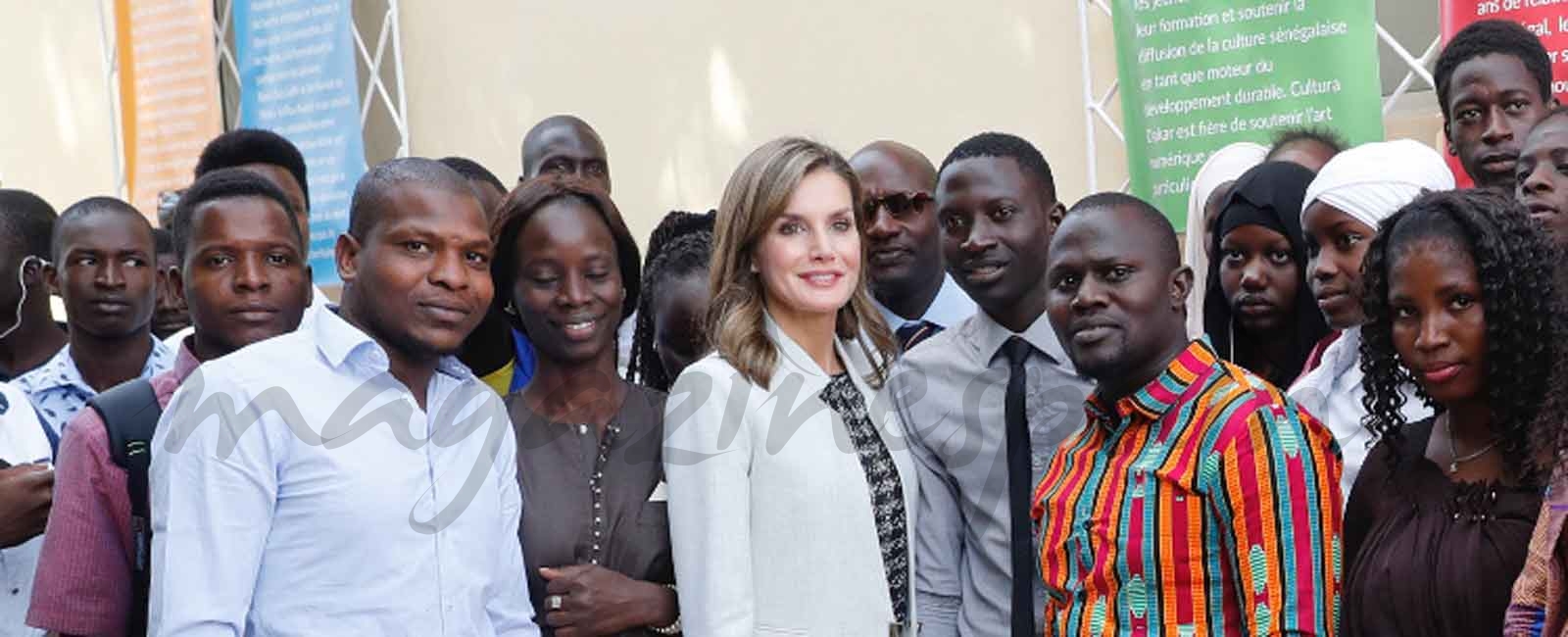 Segundo día de viaje de la reina Letizia a Senegal