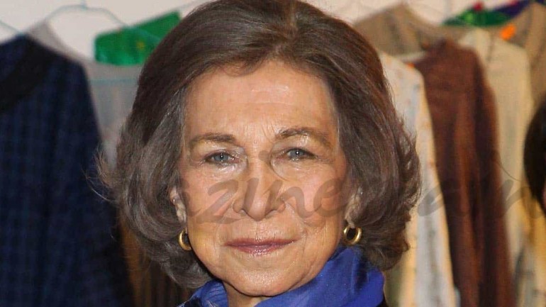 La reina Sofía en el rastrillo solidario