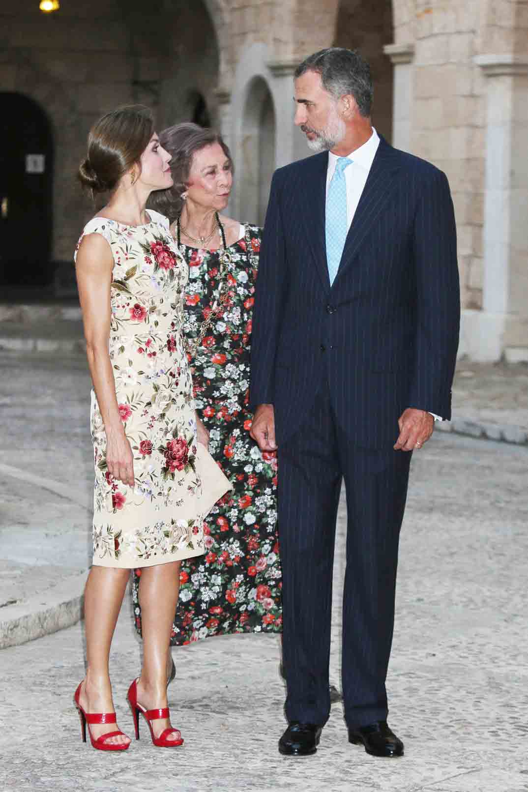 reyes de españa recepcion en mallorca